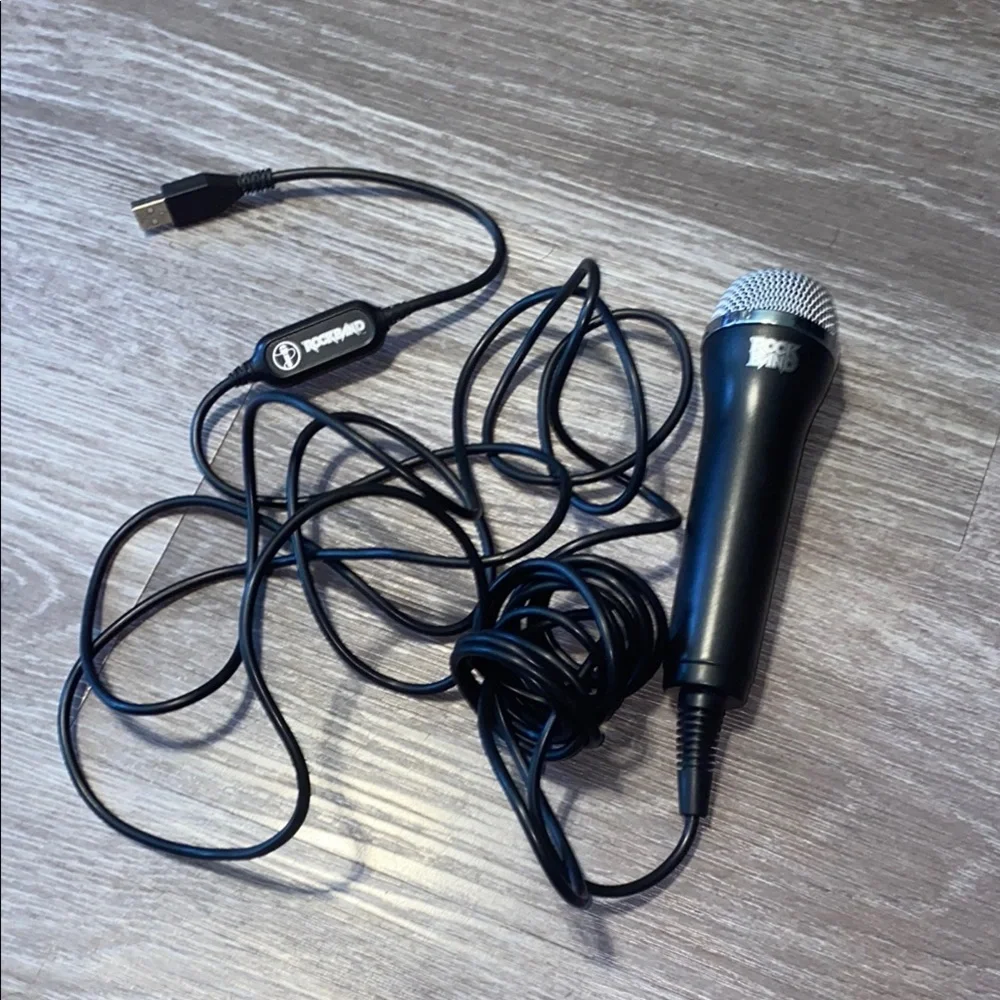 Rock Band Black USB Microphone